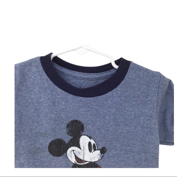 Disney Park Vintage Inspired Blue Mickey Mouse Tee - Picture 3 of 9